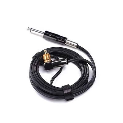 HAWINK Rotary Tattoo Machine Pen Spare Power Cord RCA Connector(Black) P315C-1