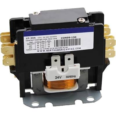 ClimaTek Single Pole Condenser Contactor Directly Replaces Carrier Bryant Payne HN51KC024, HN51CB025, HN51KB024, P282-0311