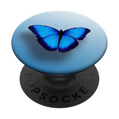 Blue Butterfly Design for Nature Lovers PopSockets Adhesive PopGrip
