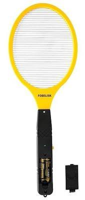 Electric Fly Swatter Racket for Mosquito and Flying Insect Control | Portable Design, Indoor/Outdoor Use, Camping Ready, Instant Bug Zapping, Includes 22 AA Batteries, Non-Slip Grip
