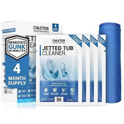 Bio Ouster Jetted Tub Cleaner Kit - Jet and Jacuzzi Tub Cleaner for Jets, Tubes, and Bathtubs - Includes Microfiber Towel - Professional Grade Formula, Made in USA (Kit)