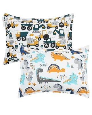 ALVABABY Toddler Pillowcases Cotton Kids Pillow Cover Fit 13"x 18" or 12"x16"