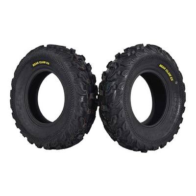 Kenda Bearclaw EX K573-25x8-12 Front ATV/UTV Tires 6-Ply 25x8x12 (2 pk) | Two bias-ply tires for ATV, UTV, and SxS. Ideal for all-weather grip, responsive handling, and even wear.