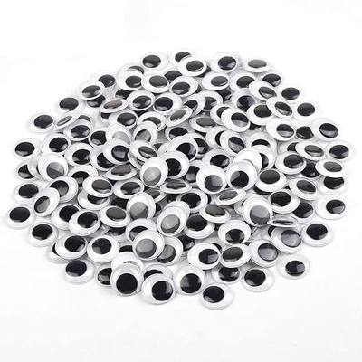 CCINEE 30mm Black Googly Wiggle Eyes 100PCS with Self-Adhesive for DIY Handmade Crafts Decorations