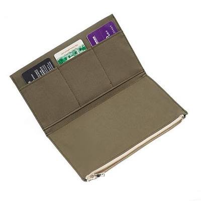 Moterm Canvas Zipper Pocket Insert Pouch for Travelers Notebook Refill | Color: Olivegreen, Size: Standard/Regular, TN Accessories, Card Holder Storage Bag File Folder