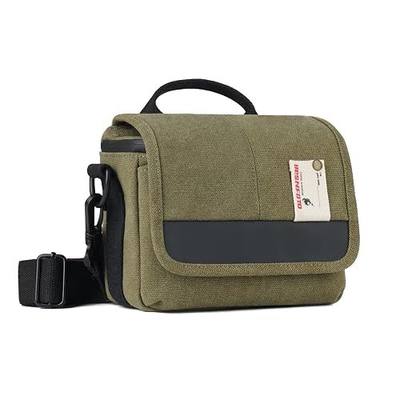 Besnfoto Camera Bag Small Crossbody Camera Shoulder Bag Purse Waterproof Canvas Cute Compact Camera Messenger Bag Case for Mirrorless DSLR SLR Women and Men