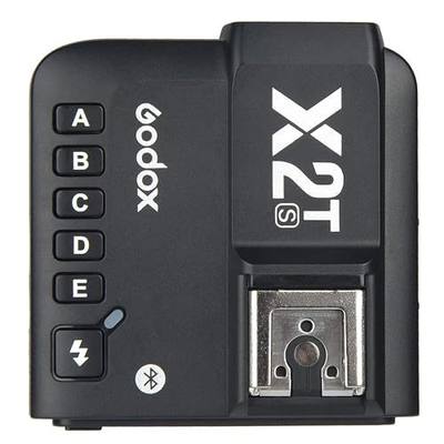 Godox X2T-S TTL Wireless Flash Trigger for Sony, Support 1/8000s HSS Function, 5 Dedicated Group Button and 3 Function Button for Quick Setting | Sony Ttl Transmitter, 2.4ghz, 32 Ch, 5 Groups, USB-C, 3.5mm Sync, Bluetooth App, 328' Range