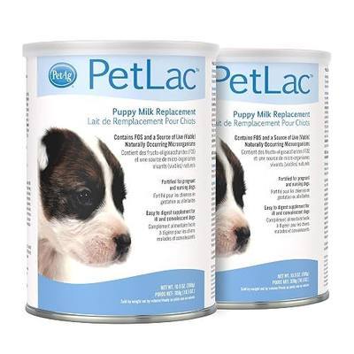 Pet-Ag PetLac Powder for Puppies - 10.5 oz, Pack of 2 - Puppy Milk Replacement Powder for Puppies Newborn to Six Weeks Old - Easy to Digest