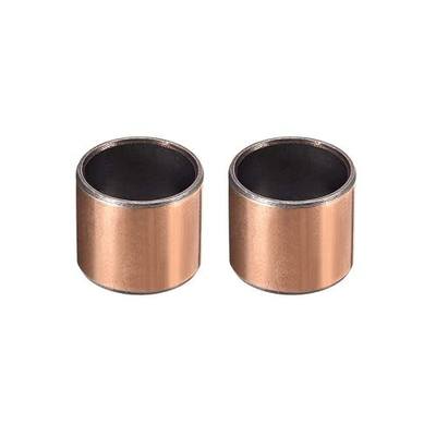 uxcell Sleeve Bearing 3/4" Bore x 7/8" OD x 3/4" Length Plain Bearings Wrapped Oilless Bushings (Pack of 2)