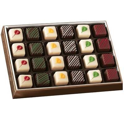 The Wisconsin Cheeseman Classic 24 Count Petits Fours Mini Layer Cakes | Orange, Chocolate Fudge, Strawberry, Lemon, Vanilla, and Almond - Gourmet Assorted Dessert or Cake Gift