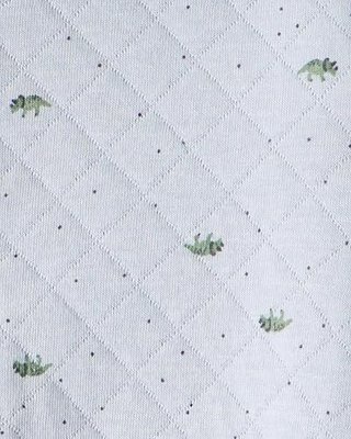 Carter's Baby Girls' and Baby Boys' Newborn-9M Hooded Quilted Pram Sleep & Play