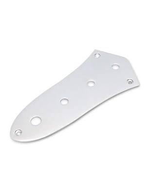 Bass Guitar Control Plate 4 Holes Mounting Plate for Jazz Bass | Guitar Parts Replacement Chrome