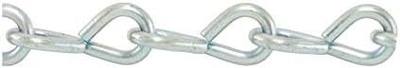 TC Single Jack Chain, Weld Less Chain, (Bright Zinc), Steel Chain, Jack Chain by Angelika & Sun (Size 14 Bright Zinc 0.080" Diameter/ 100' Ft.)
