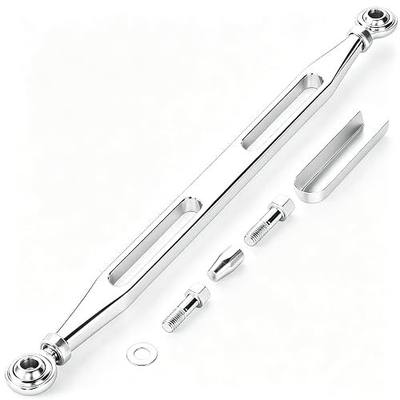 Chrome Gear Shift Levers Shifter Linkage Adjustable Gear Shift Rod Compatible with Harley Softail Touring Road King Electra Glide Road Glide 1980-2024