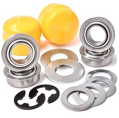 HD Switch Front Wheel Bushing to Bearings Conversion Rebuild Kit fits John Deere Tractor Mower 102 105 107H 107S 115 125 130 135 145 160 165 170 175 180 185 92H S240 G110 155C 190C Full Rebuild Kit