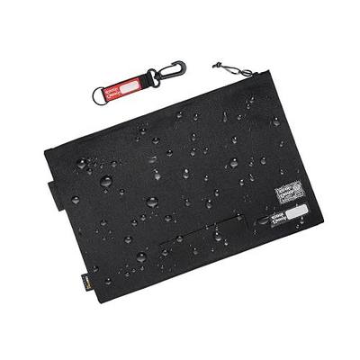 Rough Enough Important Document Organizer File Holder Zipper Pouch 16x11 | Fits A4/Legal Folders, For Office Work Travel Daily Use, Black, Waterproof 1000D Cordura, YKK Zipper, Tarpaulin Lining