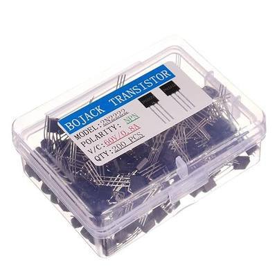 BOJACK 2N3904 NPN 60V 0.2A 0.625W 300MHZ Power General Purpose Transistors (Pack of 200)