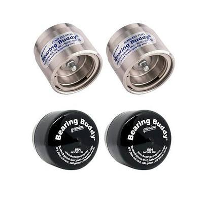 Bearing Buddy 2047-SS - USA-Made Stainless Steel Bearing Protector w/ 19B Bra - Trailer Hub Dust Cap Replacement for Boats, ATVs, Utility Trailers & More - Only Fits Hubs with 2.047” Inside Diameter
