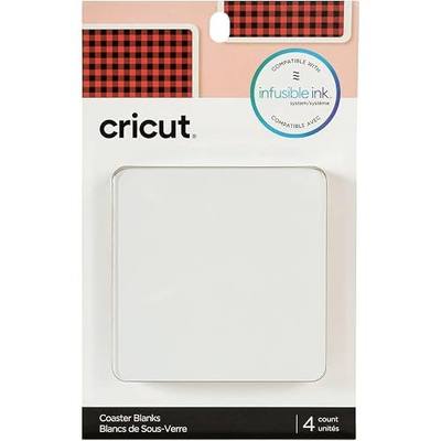 Cricut Square Coaster Blank, White - for Sublimation & Infusible Ink Projects