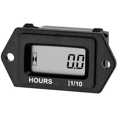 Runleader Digital Hours Counter AC/DC 5V to 277V RL-HM063AD for Maintenance | Waterproof IP68 Design Data Storage for Garden Tractor Generator Scooter Club Car Forklift Leaf Trimmer