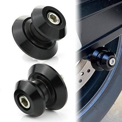 Xitomer M8 X1.25 Universal Motorcycle Swing arm Spools/Swing Arm Stand Screw Fit for GSX-R600/750/1000,SV, CBR600RR/1000RR, Z650/Z900/ZX-6R/ZX-10R, Ninja400