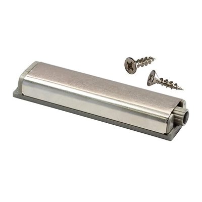 Rok Hardware Slim Brushed Nickel Drawer Cabinet Door Push Touch Latch Kitchen Home (1, Linear)
