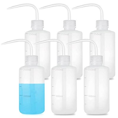 Szsrcywd 6PCS 250ml Safety Wash Bottle