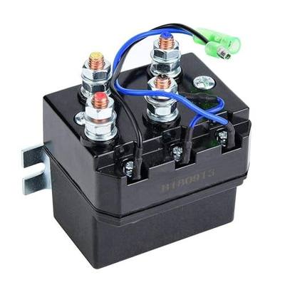 Winch Solenoid Relay, Winch Contactor Reversing Relay for 1500-5000lb ATV UTV Winches