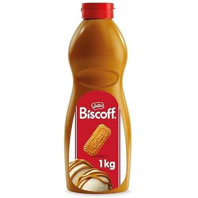 Lotus Biscoff - Spread Topping - Product of Europe (EXP. DATE = DD-MM-YY) - Vegan - Biscoff Cookie Butter Syrup - 2.2lb (Pack of 1) - Non GMO