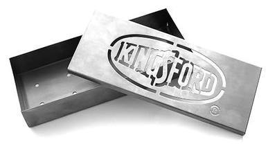 Kingsford Stainless Steel Smoker Box for Gas and Charcoal Grills, Wood Chip Smoking Box for BBQ Flavor, Dishwasher Safe, Heavy Duty Grill Smoker Accessory for Meat, 9.05 x 3.74 x 1.57 in