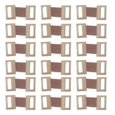 ARTIBETTER 50 Pack Elastic Bandage Clips Aluminum Buckle Stretch Clasps for Secure Bandage Wraps Support Sprains and Strains First Aid Supplies