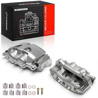 A-Premium Disc Brake Caliper Assembly with Bracket Compatible with Ford and Lincoln Models - For F-150 2010-2011, Expedition 2010-2021, Navigator 2010-2021, Mark LT 2010-2011 - Front Side