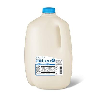 Amazon Grocery, 2% Reduced Fat Milk, 1 Gallon, 128 Fl Oz