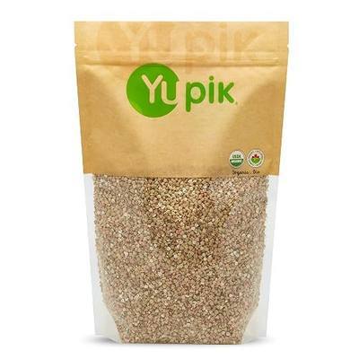 Yupik Organic White Buckwheat, Hulled, 2.2 lb (35.2 oz), Gluten-Free, Non-GMO, Kosher, Vegan, Whole Raw Groats, Kasha, Wheat-Free, Salt-Free, Plant-Based Protein, Source of Fiber, For Baking, Cooking