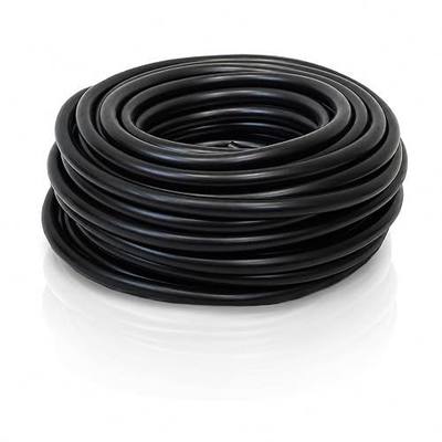3/8" x 300' Weighted Black Vinyl Aeration Tubing | Crush-resistant, self-sinking, tangle-free, flexible in cold water, fish safe, prevents cracking & kinking