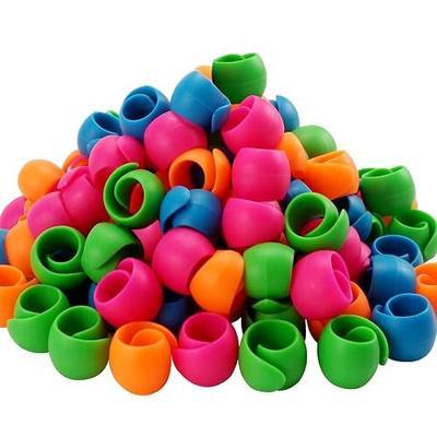 New Brothread 100pcs Thread Spool Savers/Spool Huggers - Prevent Tails from Unwinding - No Loose Ends for Sewing and Embroidery Machine Thread Spools