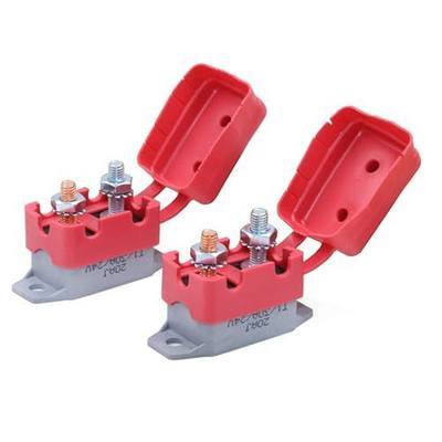 2pcs Auto Reset 30A Circuit Breakers with Stud Bolt Wings Cover, 12V 24V DC | Gloaso 30 Amp Overcurrent Breakers Type I for Car, Automotive, RV, Boat Trolling Motor, Truck, Solar, Overland, Off-road