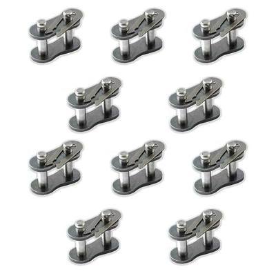 #40 Roller Chain Connecting Links (10 Pack) Carbon Steel