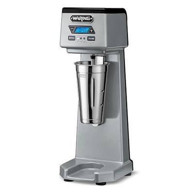 Waring Heavy-Duty Single Spindle Drink Mixer | 1 Horsepower Motor with Digital Timer, Milkshake Maker Machine for Ice Cream Shops