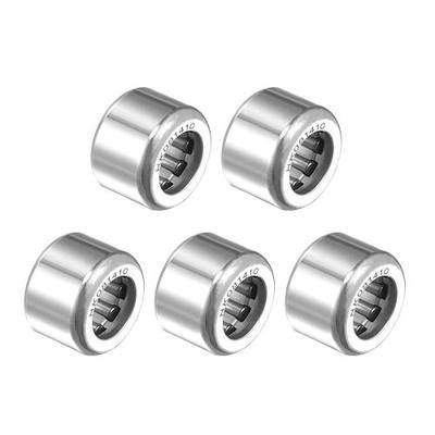 uxcell HK081410 Drawn Cup Needle Roller Bearings, Open End, 8mm Bore, 14mm OD, 10mm Width 3950N Static Load 3800N Dynamic Load 25000rpm Limiting Speed 5pcs