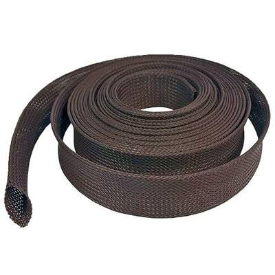 Electriduct 1" Chewing Resistant Braided Sleeving Repulsive Hose Wire Mesh Cable Protection Flexible Expandable Wrap - 25 Feet