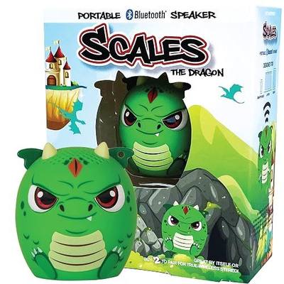My Audio Pet Mini Bluetooth Animal Wireless Speaker for Kids of All Ages - True Wireless Stereo – Pair with Another TWS Pet for Powerful Rich Room-Filling Sound (Scales-Dragon)