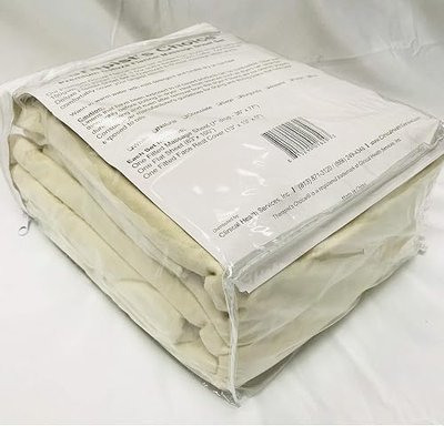 Therapist’s Choice® Premium Flannel Sheet 3-Piece Set, for Massage Tables, Includes Flat Sheet, Fitted Sheet, and Fitted Face Rest Cover (Natural)