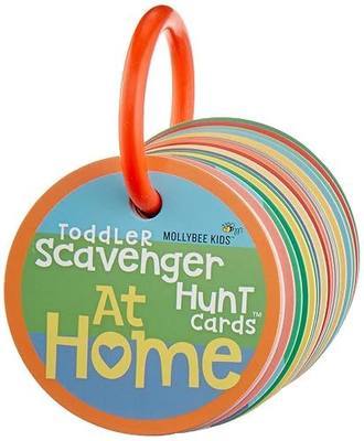 MOLLYBEE KIDS Toddler Scavenger Hunt Cards at Home, Toddler Activity, Ages 2, 3, Indoor Scavenger Hunt Game