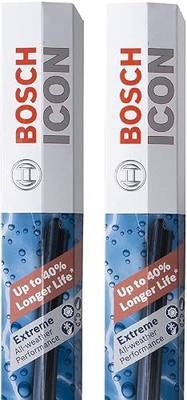 BOSCH 26A16A ICON Beam Wiper Blades - Set of 2 Blades (26A & 16A) | Driver and Passenger Side; Extreme All-Weather Performance and Up to 40% Longer Life