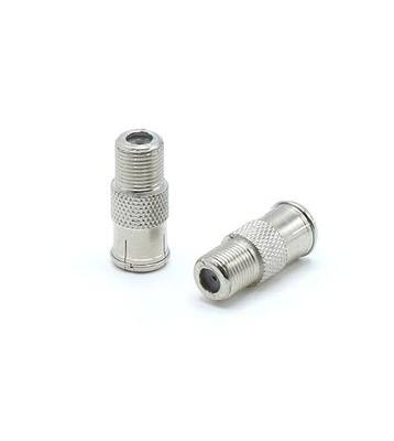 THE CIMPLE CO Push-On Coaxial Cable Connectors for Corners and Tight Areas - F-Type Adapters for Coax Cable and Wall Plates - 4 Pack