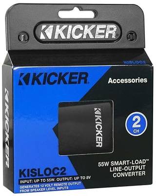Kicker 46KISLOC2 K-Series Stereo Line-Output Converter w/Remote Turn-On Output