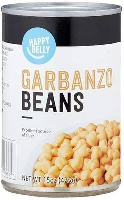 Amazon Brand - Happy Belly Garbanzo Beans, 15 ounce (Pack of 1)