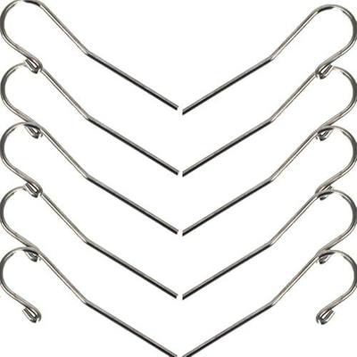 10Pcs Dental Lip Hooks for Apex Locator, Stainless Steel Tester Endo Instrument Tools Used for Dental Clinic, Lab Equipment - Acid and Rust Resistance|2 mm