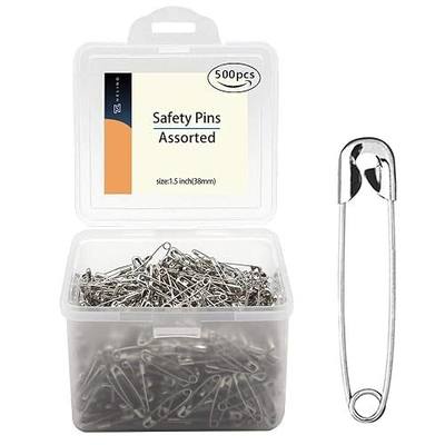 1.5Inch/38mm Safety Pins Bulk (38mm-500pcs)